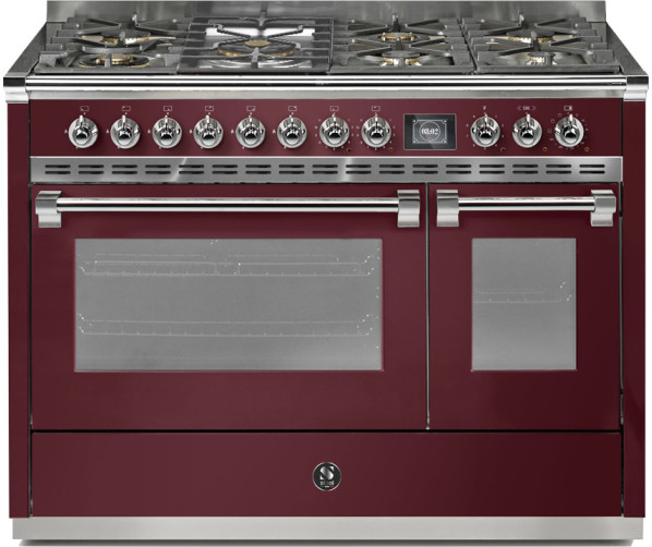 Steel AQ12SF-6B Ascot gas fornuis - combi-stoomoven - 120 cm.