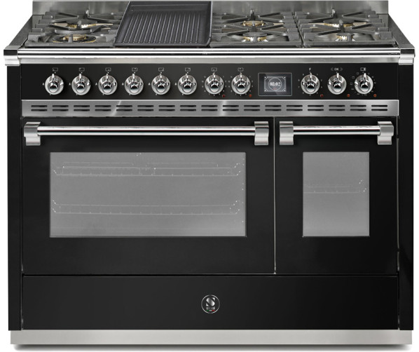 Steel AQ12SF-6B Ascot gas fornuis - combi-stoomoven - 120 cm.