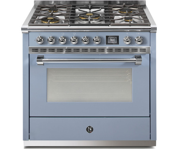 Steel AQ9S-4M Ascot gasfornuis - combi-stoomoven - met 6 kW mega wok