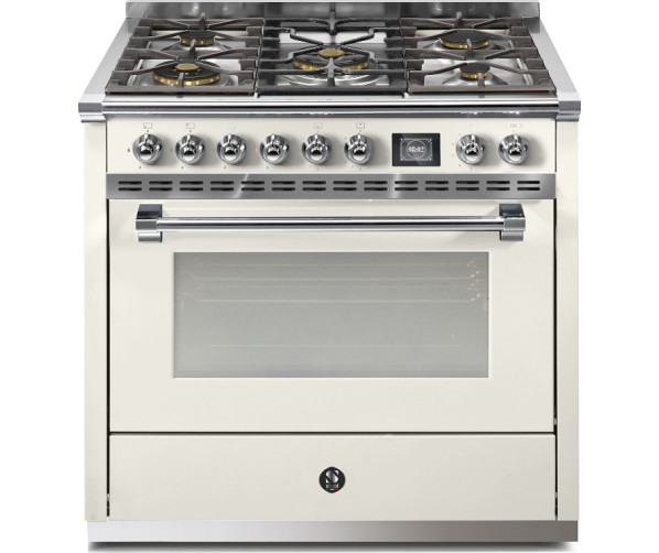Steel AQ9S-4M Ascot gasfornuis - combi-stoomoven - met 6 kW mega wok