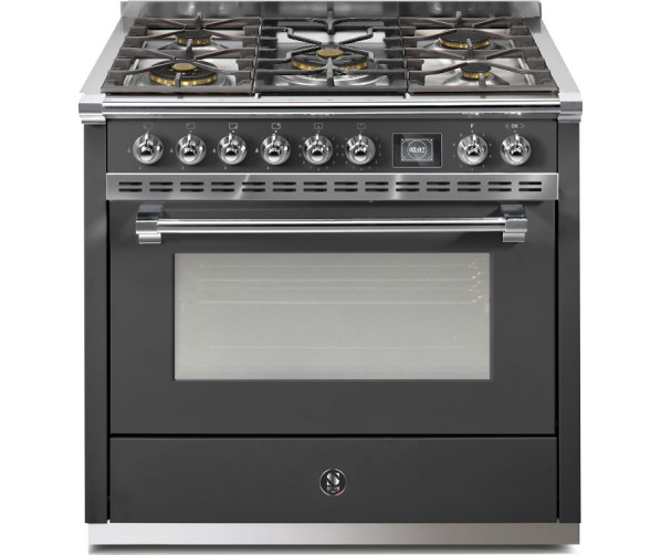 Steel AQ9S-4M Ascot gasfornuis - combi-stoomoven - met 6 kW mega wok