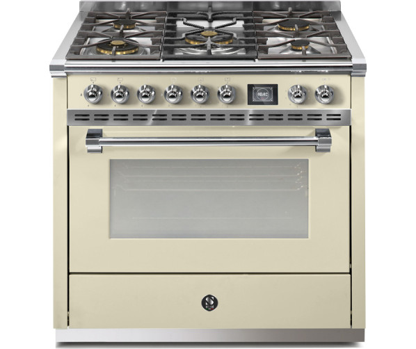 Steel AQ9S-4M Ascot gasfornuis - combi-stoomoven - met 6 kW mega wok