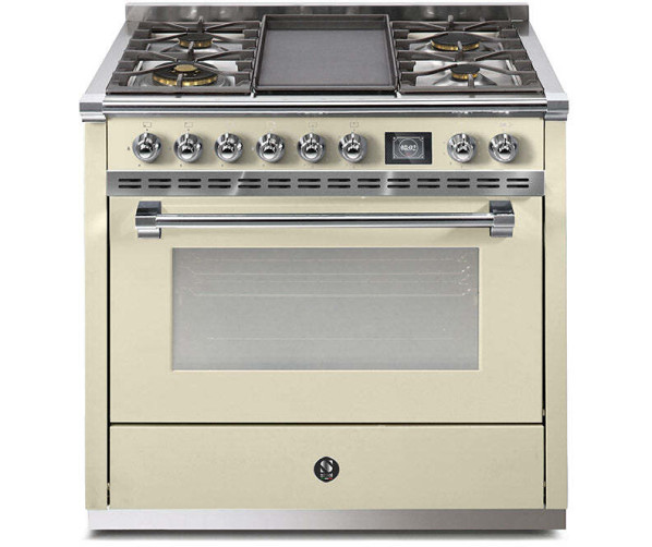 Steel AQ9S-4T Ascot gasfornuis - combi-stoomoven - met frytop bakplaat