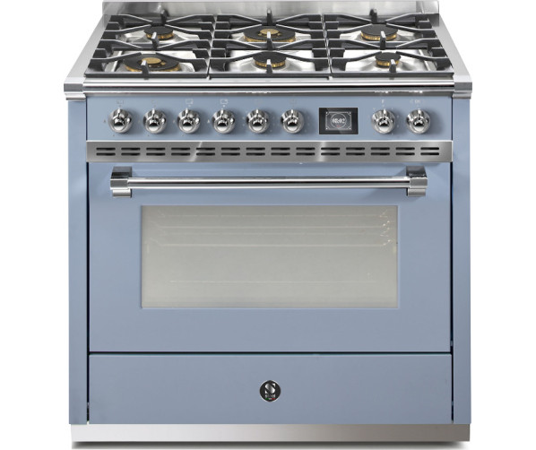Steel AQ9S-6W Ascot gasfornuis - combi-stoomoven - 6 branders