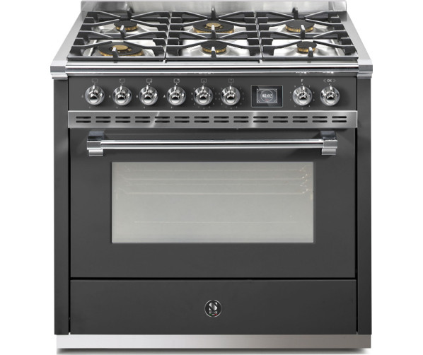 Steel AQ9S-6W Ascot gasfornuis - combi-stoomoven - 6 branders