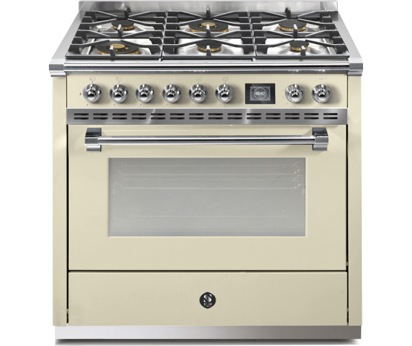 Steel AQ9S-6W Ascot gasfornuis - combi-stoomoven - 6 branders
