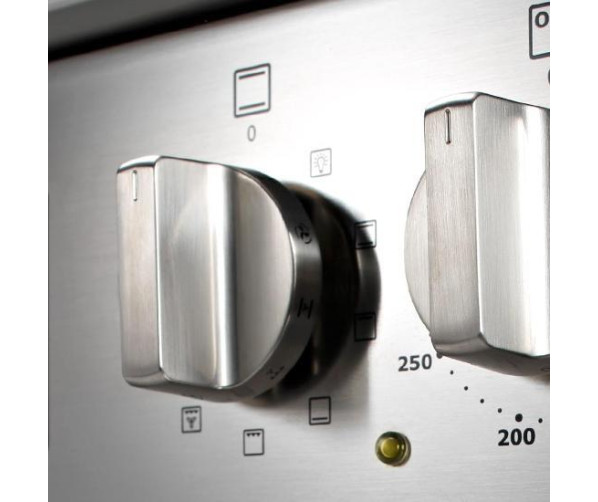 Steel E10FF-6 fornuis met dubbele oven - 100 cm breed