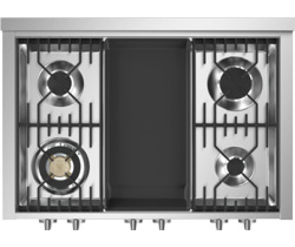Steel G10FF-4T rvs fornuis