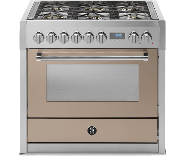 Steel G9F-6W fornuis in de kleur Sabbia