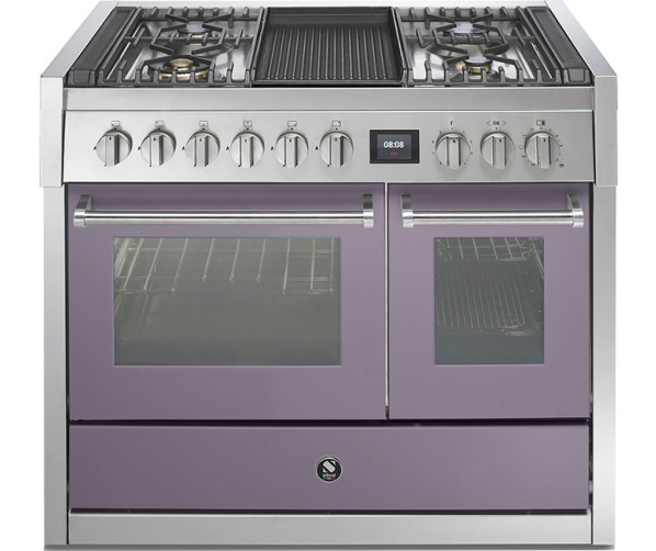 Steel GQ10SF-4B fornuis met combi-stoomoven en grill top - 100 cm breed