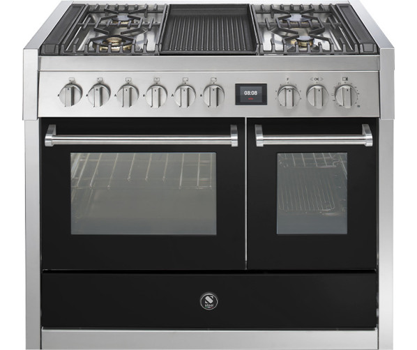 Steel GQ10SF-4B fornuis met combi-stoomoven en grill top - 100 cm breed