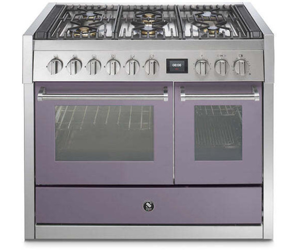 Steel GQ10SF-4M fornuis met combi-stoomoven en mega wok - 100 cm breed