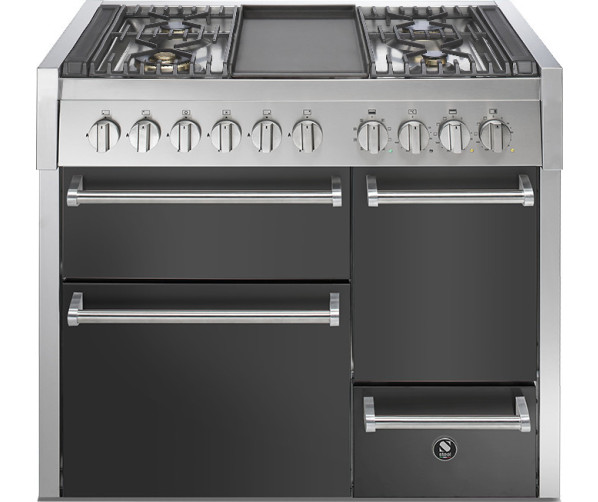 Steel GQ10SFF-D-4T fornuis - Genesi - 100 cm. breed