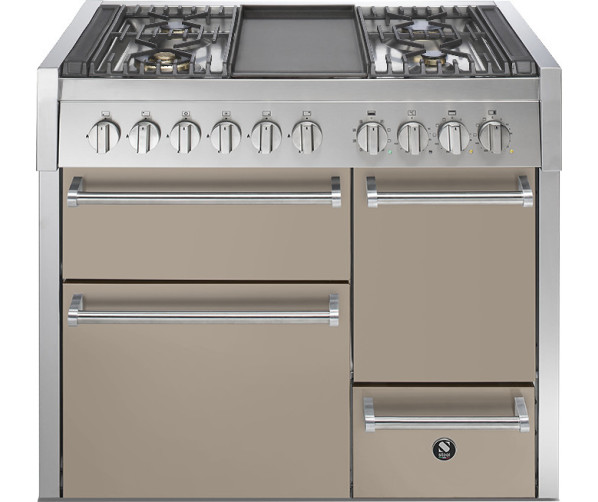 Steel GQ10SFF-D-4T fornuis - Genesi - 100 cm. breed