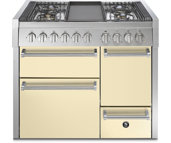 Steel GQ10SFF-D-4T fornuis - Genesi - 100 cm. breed