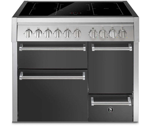 Steel GQ10SFF-D-5FI fornuis met combi-stoomoven - Genesi - 100 cm. breed