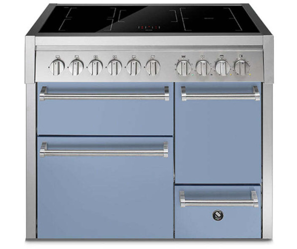 Steel GQ10SFF-D-5FI fornuis met combi-stoomoven - Genesi - 100 cm. breed
