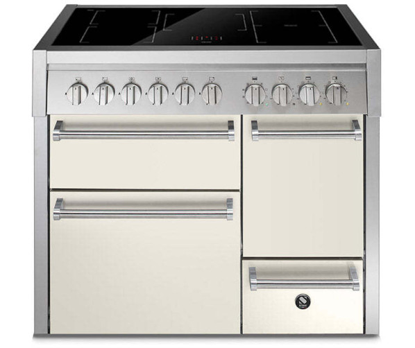 Steel GQ10SFF-D-5FI fornuis met combi-stoomoven - Genesi - 100 cm. breed