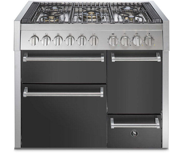 Steel GQ10SFF-D-6W rvs fornuis - Genesi - 100 cm. breed