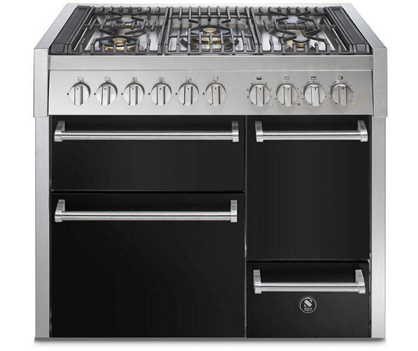 Steel GQ10SFF-D-6W rvs fornuis - Genesi - 100 cm. breed