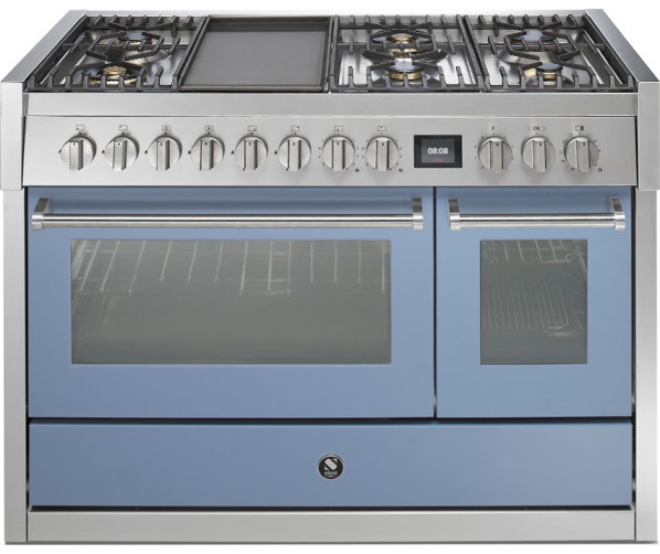 Steel GQ12SF-6T fornuis met combi-stoomoven - 120 cm breed