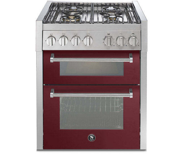 Steel GQ7SF-4 fornuis met combi-stoomoven - 70 cm. - dubbele oven