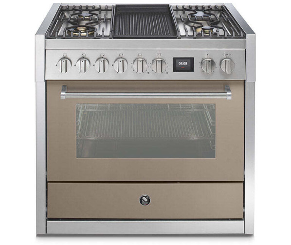 Steel GQ9S-4B fornuis met combi stoomoven - Genesi