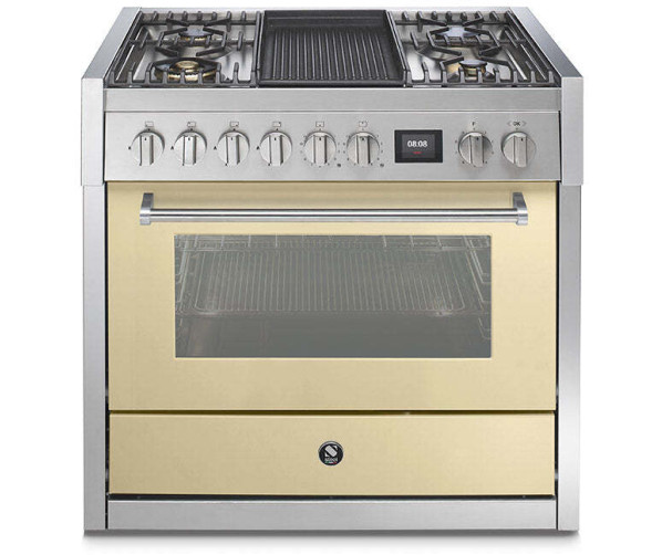 Steel GQ9S-4B fornuis met combi stoomoven - Genesi