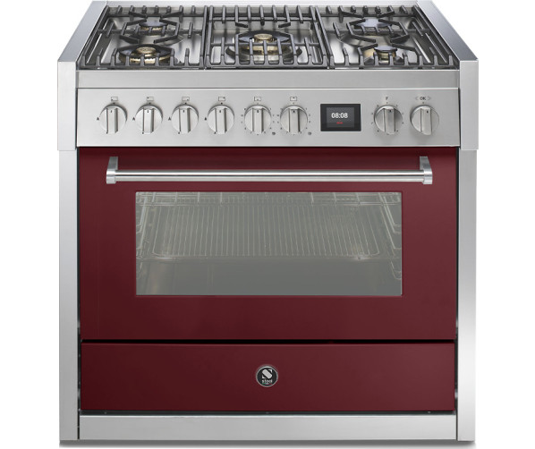 Steel GQ9S-4M fornuis - combi stoomoven - 90 cm. breed