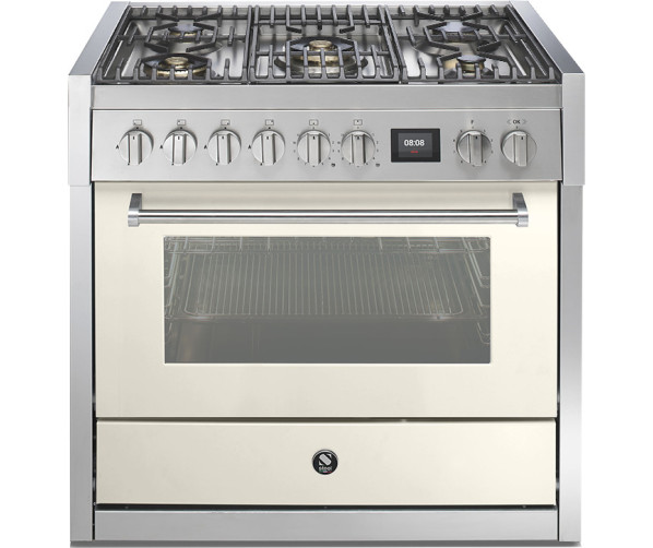 Steel GQ9S-4M fornuis - combi stoomoven - 90 cm. breed