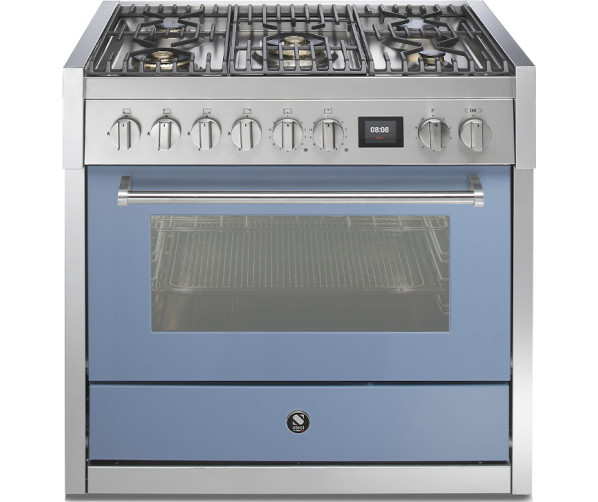 Steel GQ9S-4M fornuis - combi stoomoven - 90 cm. breed