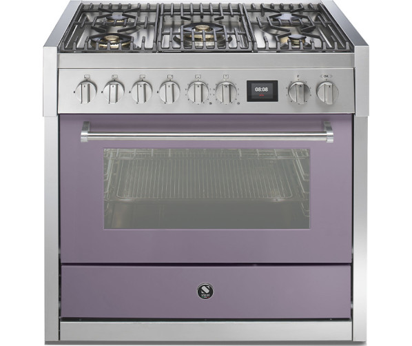 Steel GQ9S-4M fornuis - combi stoomoven - 90 cm. breed