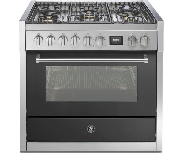 Steel GQ9S-4M fornuis - combi stoomoven - 90 cm. breed