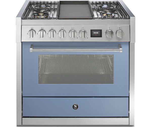 Steel GQ9S-4T fornuis met combi stoomoven - Genesi