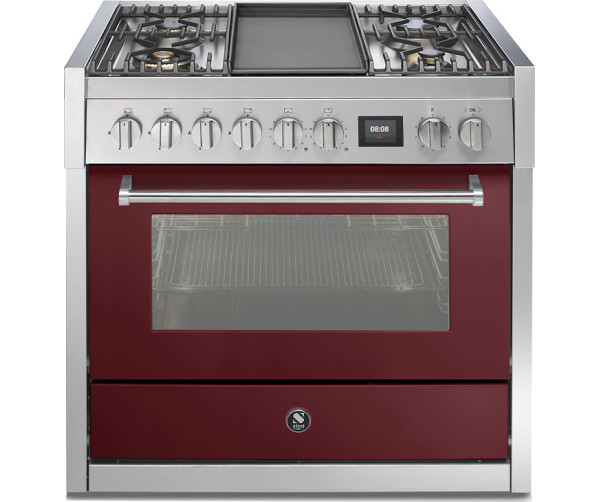 Steel GQ9S-4T fornuis met combi stoomoven - Genesi