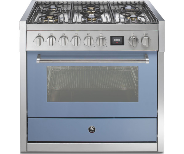 Steel GQ9S-6W fornuis met combi stoomoven