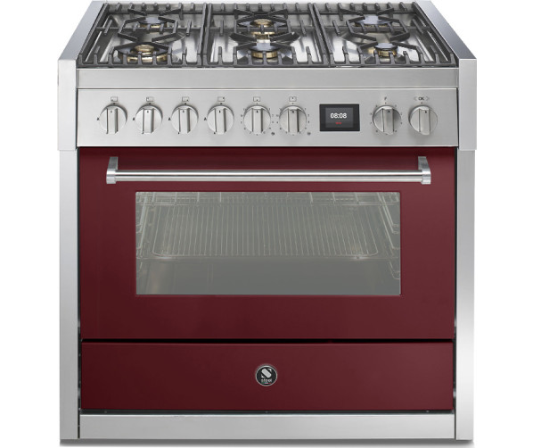 Steel GQ9S-6W fornuis met combi stoomoven