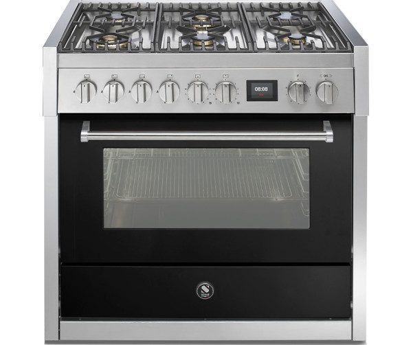 Steel GQ9S-6W fornuis met combi stoomoven