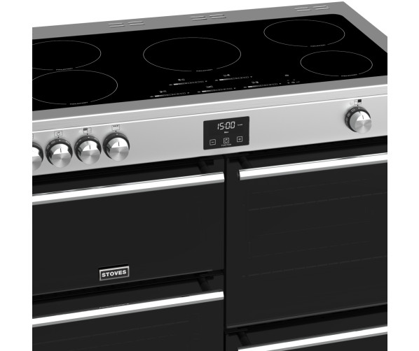 Stoves Precision Precision DX D1000Ei RTY SS inductie fornuis - rvs