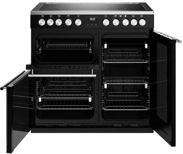 Stoves Precision DX D900Ei RTY BK zwart inductie fornuis