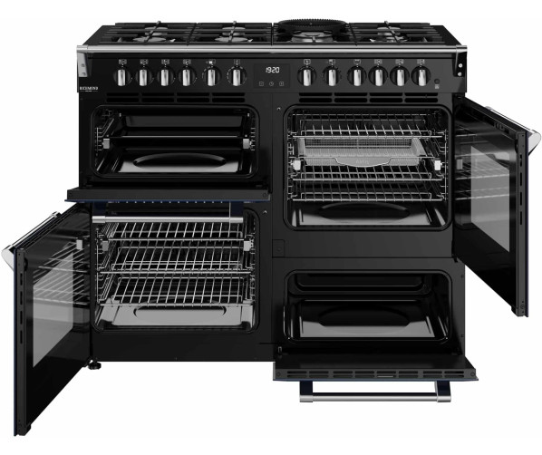 Stoves Richmond 100 DF DX gas fornuis - midnight blue - 100 cm. breed