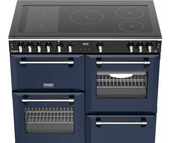 Stoves Richmond 100 Ei DX RTY inductie fornuis - midnight blue - 100 cm. breed