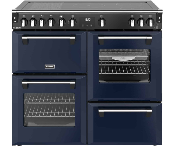 Stoves Richmond 100 Ei DX RTY inductie fornuis - midnight blue - 100 cm. breed