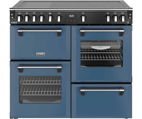 Stoves Richmond 100 Ei DX RTY inductie fornuis - twilight blue - 100 cm. breed