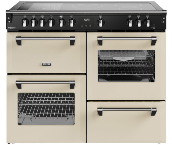 Stoves Richmond 110 Ei DX RTY creme fornuis 110 cm breed met inductiekookplaat