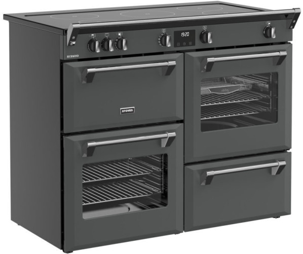 Quad Oven™ fornuis met conventionele, hetelucht- en slowcook ovens – Belling 110EI