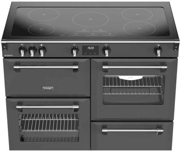 Design fornuis Belling 110EI BLK met Quad Oven™ technologie en 5 inductiezones