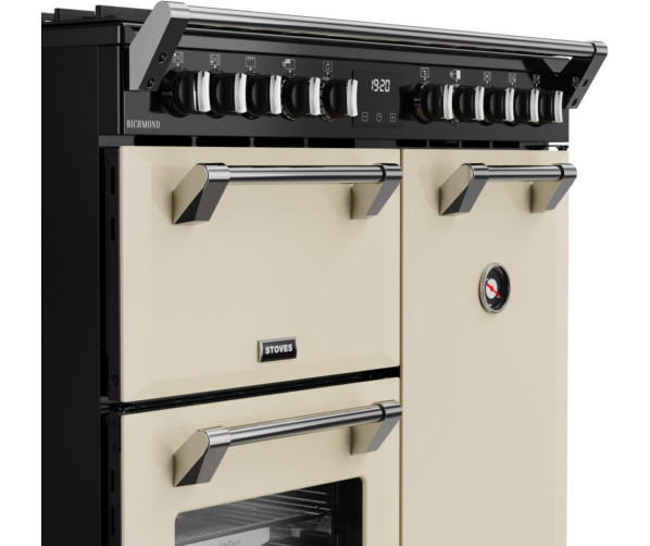 Creme Stoves Richmond 90 DF gasfornuis met energieklasse A en mantelkoeling