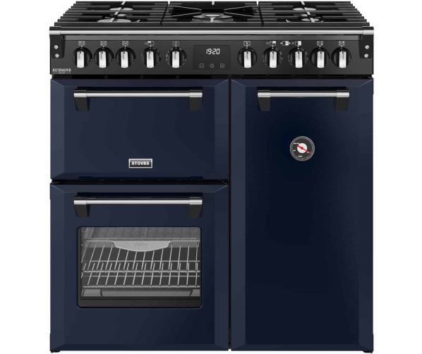 Stoves Richmond 90 DF DX Midnight Blue fornuis