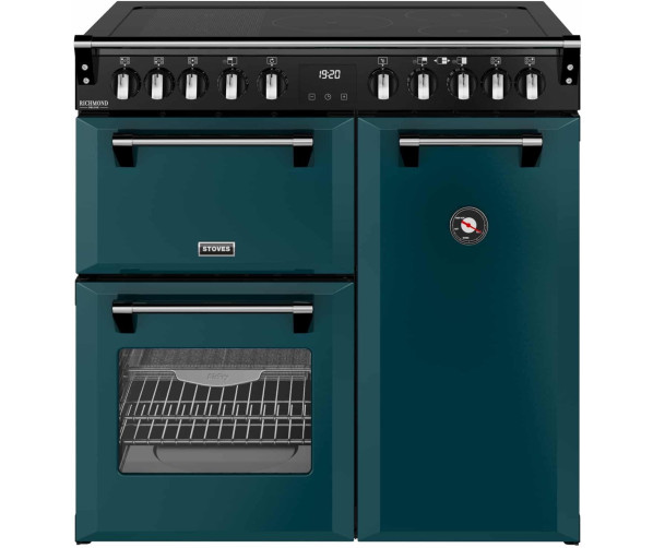 Stoves Richmond 90 Ei DX RTY inductie fornuis - Deep Marine- Deluxe